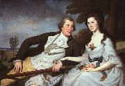 Charles Wilson Peale Benjamin and Eleanor Ridgely Laming oil